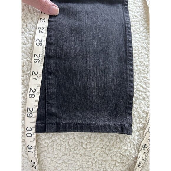 Madewell Curvy 10" High-Rise Skinny Jeans in Black Frost Women Size 27T - Picture 11 of 14